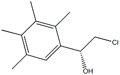 (1R)-2-CHLORO-1-(2,3,4,5-TETRAMETHYLPHENYL)ETHANOL 结构式