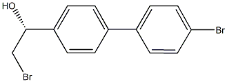 (1R)-2-BROMO-1-(4''-BROMO-1,1''-BIPHENYL-4-YL)ETHANOL 结构式