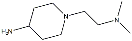 1-[2-(dimethylamino)ethyl]piperidin-4-amine 结构式