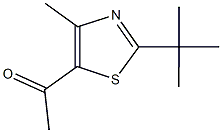 1-(2-tert-butyl-4-methyl-1,3-thiazol-5-yl)ethanone 结构式