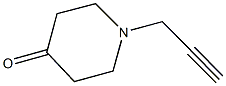 1-prop-2-ynylpiperidin-4-one 结构式