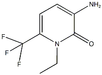 3-amino-1-ethyl-6-(trifluoromethyl)pyridin-2(1H)-one 结构式