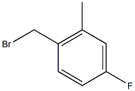 1-(bromomethyl)-4-fluoro-2-methylbenzene 结构式