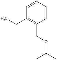 {2-[(propan-2-yloxy)methyl]phenyl}methanamine 结构式