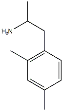 1-(2,4-dimethylphenyl)propan-2-amine 结构式