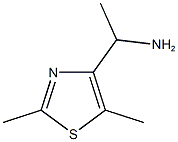 1-(2,5-dimethyl-1,3-thiazol-4-yl)ethanamine 结构式