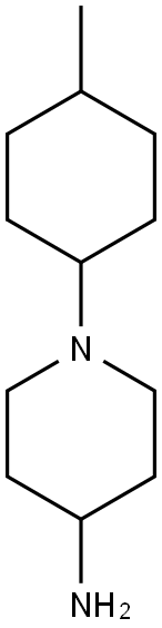 1-(4-methylcyclohexyl)piperidin-4-amine 结构式