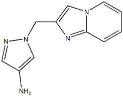 1-{imidazo[1,2-a]pyridin-2-ylmethyl}-1H-pyrazol-4-amine 结构式