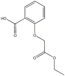 2-(2-ethoxy-2-oxoethoxy)benzoic acid 结构式