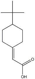 2-(4-tert-butylcyclohexylidene)acetic acid 结构式