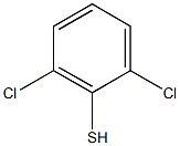 2,6-dichlorobenzene-1-thiol 结构式