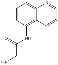 2-amino-N-quinolin-5-ylacetamide 结构式