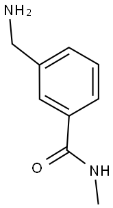 3-(aminomethyl)-N-methylbenzamide 结构式