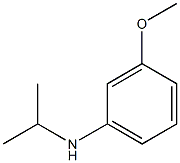 3-methoxy-N-(propan-2-yl)aniline 结构式