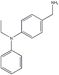 4-(aminomethyl)-N-ethyl-N-phenylaniline 结构式