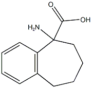 5-amino-6,7,8,9-tetrahydro-5H-benzo[7]annulene-5-carboxylic acid 结构式