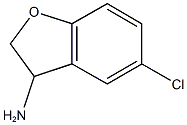 5-chloro-2,3-dihydro-1-benzofuran-3-amine 结构式