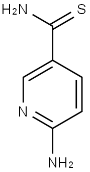 6-aminopyridine-3-carbothioamide 结构式