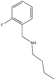 butyl[(2-fluorophenyl)methyl]amine 结构式