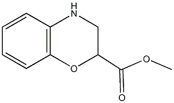 methyl 3,4-dihydro-2H-1,4-benzoxazine-2-carboxylate 结构式