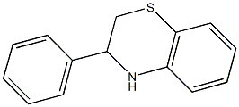 3-Phenyl-3,4-dihydro-2H-1,4-benzothiazine 结构式