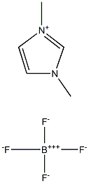 1,3-二甲基咪唑四氟硼酸盐 结构式