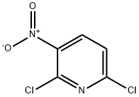 2,6-二氯-3-硝基吡啶 结构式