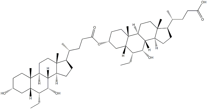 奥贝胆酸杂质 结构式