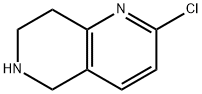 2-氯-5,6,7,8-四氢-1,6-萘啶 结构式