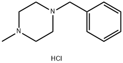 1-苄基-4-甲基哌嗪盐酸盐 结构式