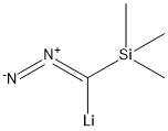 Lithium (trimethylsilyl)diazomethane 结构式