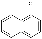 1-chloro-8-iodonaphthalene 结构式