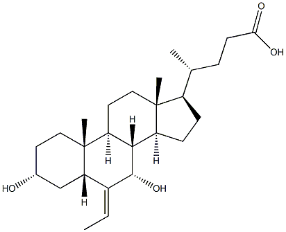 奥贝胆酸杂质 6 结构式
