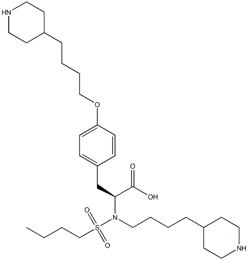 替罗非班-ZZ12 结构式