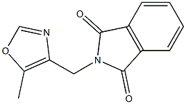 2-(5-Methyl-oxazol-4-ylmethyl)-isoindole-1,3-dione 结构式