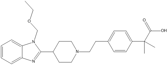 比拉斯汀杂质06 结构式