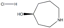 (S)-氮杂环庚烷-4-醇盐酸盐 结构式