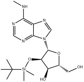 2'-O-(tert-butyldimethylsilyl)-N6-methyladenosine 结构式