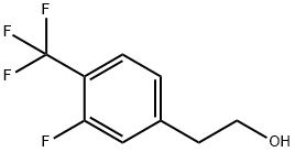 2-(3-氟-4-(三氟甲基)苯基)乙烷-1-醇 结构式