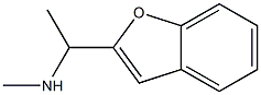 1-(1-苯并呋喃-2-基)乙基](甲基)胺 结构式