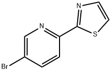 5-Bromo-2-(thiazol-2-yl)pyridine 结构式