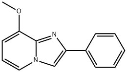 8-甲氧基-2-苯基咪唑并[1,2-A]吡啶 结构式