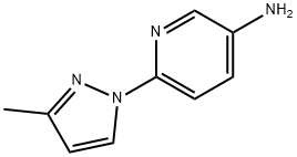 3-AMINO-6-(3-METHYL-1H-PYRAZOL-1-YL)PYRIDINE 结构式