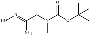 叔丁基N-[(N'-羟基氨基甲酰亚胺酰基)甲基]-N-甲基氨基甲酸酯 结构式