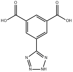 5-(1H-四唑-5-基)间苯二甲酸 结构式