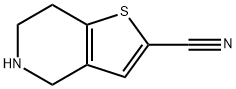 4,5,6,7-TETRAHYDROTHIENO[3,2-C]PYRIDINE-2-CARBONITRILE 结构式