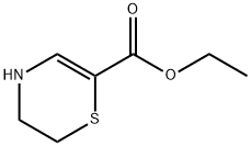 5,6-二氢-4H-1,4-噻嗪-2-羧酸乙酯 结构式