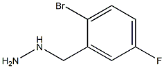 (2-溴-5-氟苄基)肼 结构式