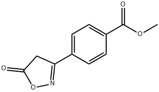 methyl 4-(5-oxo-4,5-dihydroisoxazol-3-yl)benzoate 结构式