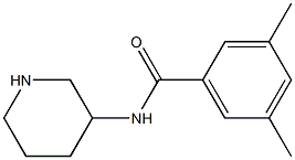 3,5-dimethyl-N-(piperidin-3-yl)benzamide 结构式